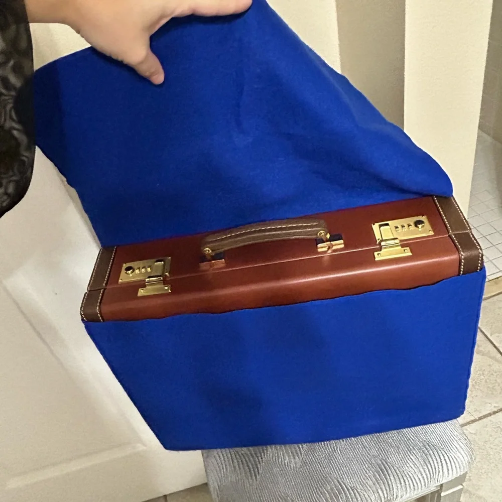 Mark Cross Vintage leather Briefcase New with dust bag
